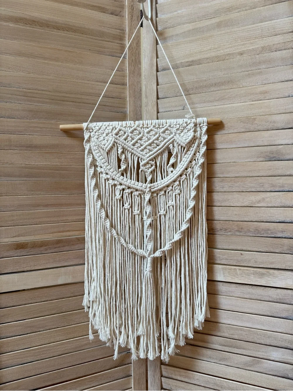 Boho Macramé Wall Hanging - Cream